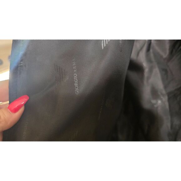 Georgio Armani Hand Beaded Gold/Bronze Formal Groom/ Men Sherwani Wedding Black - Picture 8 of 8